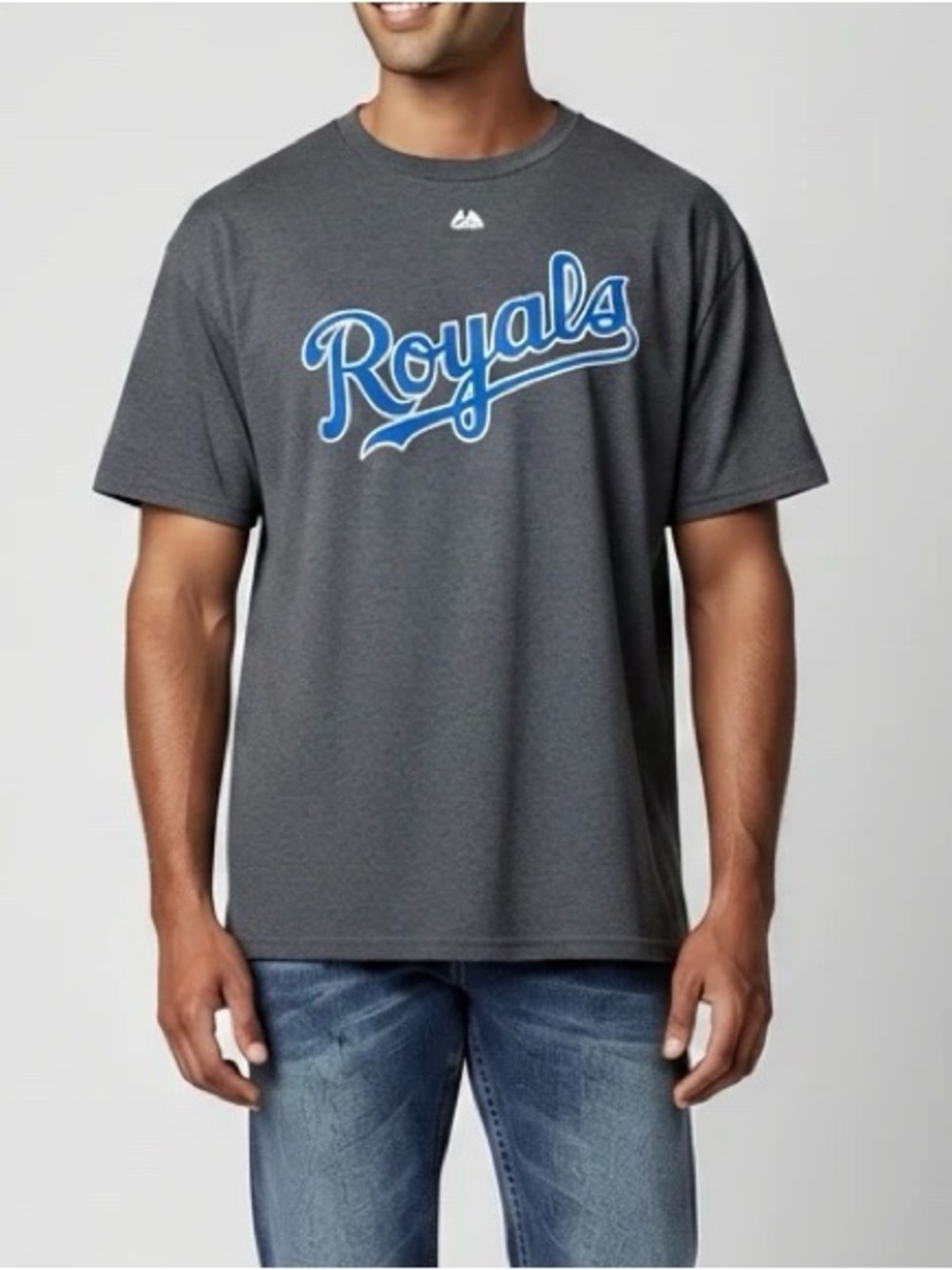 Majestic Kansas City Royals Grey T-Shirt